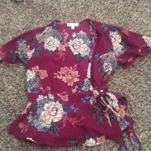 Magenta cross over top